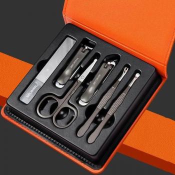 New Product 6PCS Manicure Set Stainless Steel Nail Care Tools Finger Toe Nail Clippers Pedicure Grooming Kit Set