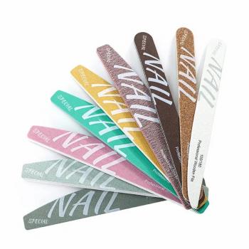 3/5Pcs Professional Manicure Nail Files Dual Sided Nail Care Tools Buffing Sanding Smooths Shapes Nails Washable 100 180 Grit
