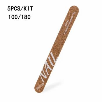 3/5Pcs Professional Manicure Nail Files Dual Sided Nail Care Tools Buffing Sanding Smooths Shapes Nails Washable 100 180 Grit