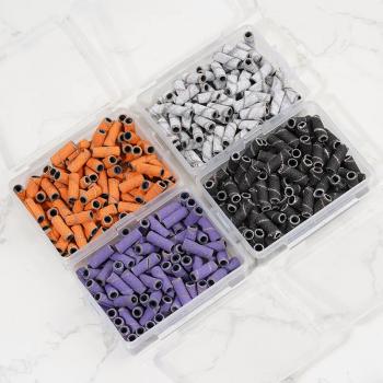 New Nail Sanding Bands 100pcs/box 80# 120# 180# 240# All Color Nail Art Sanding Bands Gel Acrylic Polish Remove Gel Manicure