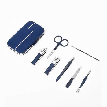 Professional Home Stainless Steel 18pcs 7pcs Manicure Set With Leather Case