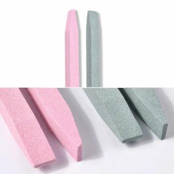 Custom Logo Other manicure tools Wholesale long pink cyan nail polishing stick quartz nail file buffer block