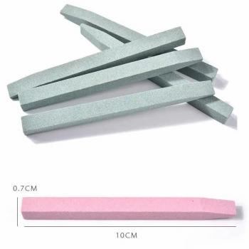 Custom Logo Other manicure tools Wholesale long pink cyan nail polishing stick quartz nail file buffer block