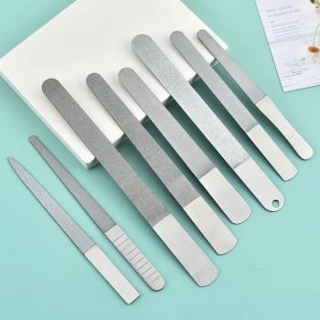 New Product Customized Professional Personalized Wholesale Double Side Stainless Steel Nail File