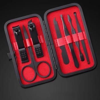 New Product 18pcs Black Manicure And Pedicure Set Nail Clipper Set For Nail Manicure
