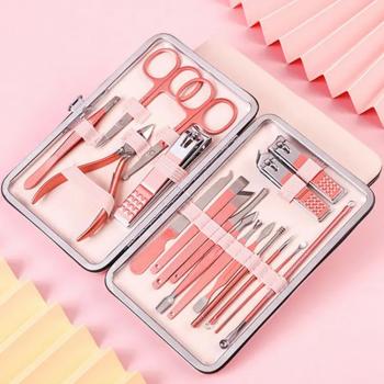 7 10 12 16 18 Pcs Set Nail Clippers Set Dead Skin Pliers Nail Cutting Pliers Pedicure Knife Inflammation Nail Manicure Tool