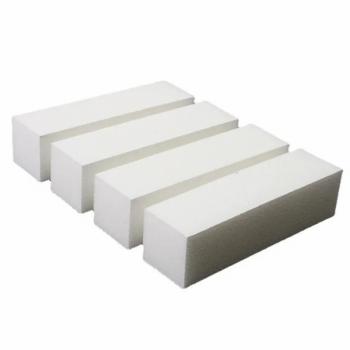 10Pcs White Buffing Sanding Files Block Pedicure Manicure Polisher Nail Art Buffer Polishing Tools
