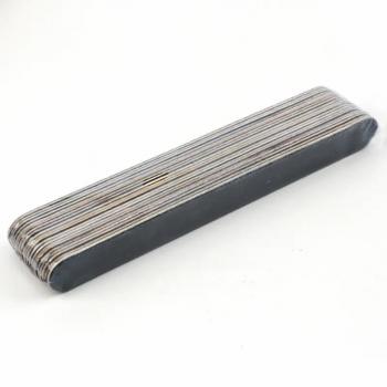 Wholesale Customizable Oem Double Side Black Custom Wooden Nail File 100/180 Files For Nails 100/180