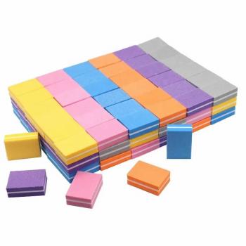 Wholesale/OEM Double Side Army Green Custom Mini Colorful Block Sponge Mini Nail File 2024
