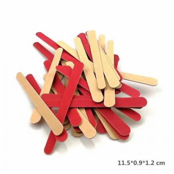 Disposable Single Side Red Waterdrop Shape 100/180 Custom Mini Nail File 2024