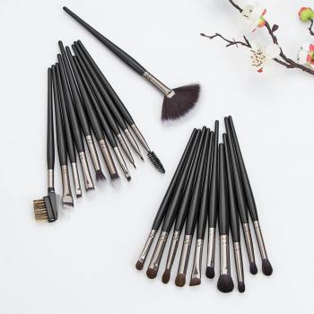 High End Black Luxury 36pcs Custom Logo Cosmetic New Makeup Brush Kit Wooden Handle Professional Make Up Buffer Brushes Set