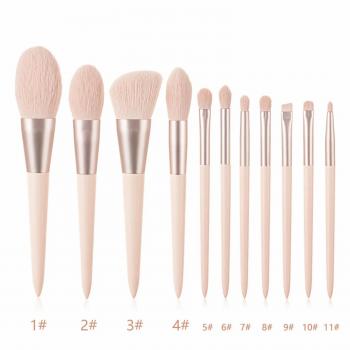 Hot Selling New product 11pcs professional makeup brush private label makeup brushes set