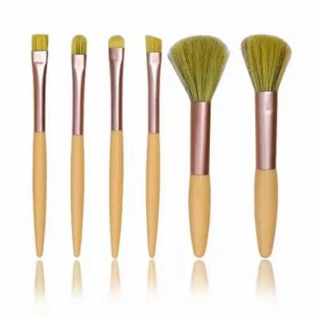 Wholesale Portable 6 Soft Hair Makeup Brush Set Beauty Tools 6pcs Makeup Brush Full Set