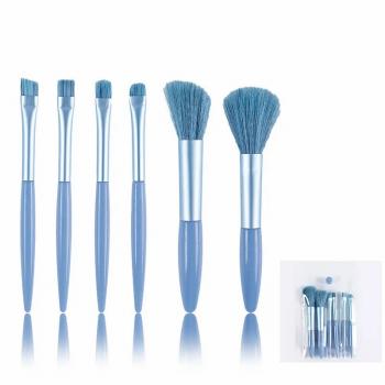 Wholesale Portable 6 Soft Hair Makeup Brush Set Beauty Tools 6pcs Makeup Brush Full Set