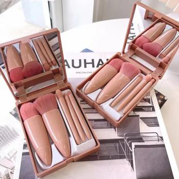 New Product Portable 5pcs Makeup Brush Set Travel Mini Multifunctional Makeup Brushes
