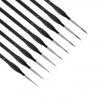 line brush set triangle birch rod watercolor tracing nail art students special oil painting brush