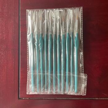 line brush set triangle birch rod watercolor tracing nail art students special oil painting brush