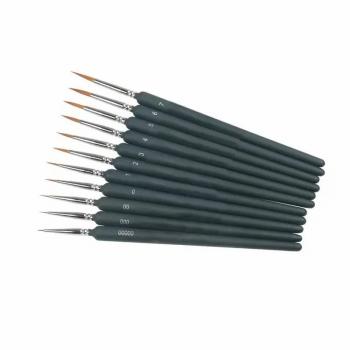 Cheap 11pcs Fine Tip Details Artist Paint Brush Set Oil Watercolour Painting Acrylic Craft Art Paintbrush Pen Brush