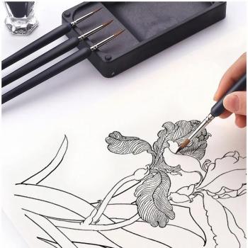 Cheap 11pcs Fine Tip Details Artist Paint Brush Set Oil Watercolour Painting Acrylic Craft Art Paintbrush Pen Brush