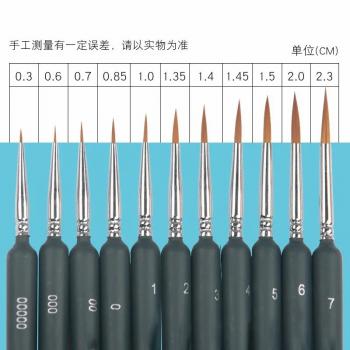 Cheap 11pcs Fine Tip Details Artist Paint Brush Set Oil Watercolour Painting Acrylic Craft Art Paintbrush Pen Brush