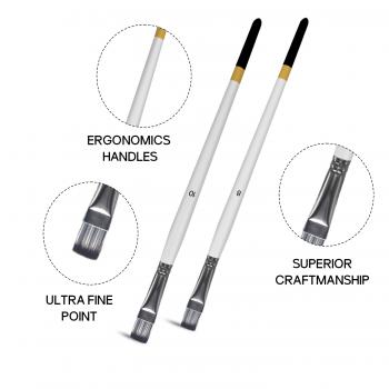 7 PCS Pearl Paintbrushes Set 4 Style Paint Brushes For Art Painting Artistic Acrylic Watercolor Oil Drawing Tools