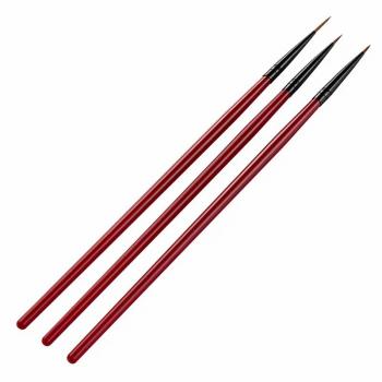 2024 New 3 pcs set nail painting liner line brush nail art tool nail brush