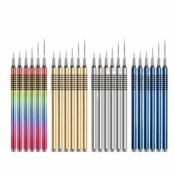 New Product Private Label Gradient Color Stripe Liner Gel Painting Ultra fine Nail Art Brush