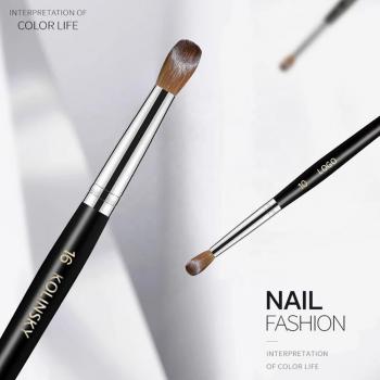 New Product Real Acrylic Brush Pure Kolinsky Germany Flat 100% Nail Brushes Kolinsky Acrylic Size 14 #16 #18 #20 #22