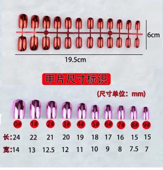 New Wholesale Shiny Artificial Nail Art Plain Tips Long Lasting Press On Nails Vendor For Women With Glue Supplier