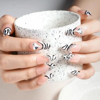 Factory 24pcs/Box Packaging Wholesale Nails Matte Perpetual Reusable Press On Fake Nail Tip Nail Box Packaging For Press Ons
