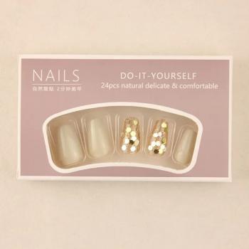 OEM Manufacturer Wholesale Packaging Fake Nails Luxury Design Custom Short Tips Gel Handmade Press On Nails