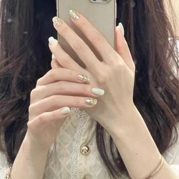 OEM Manufacturer Wholesale Packaging Fake Nails Luxury Design Custom Short Tips Gel Handmade Press On Nails