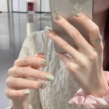 OEM Manufacturer Wholesale Packaging Fake Nails Luxury Design Custom Short Tips Gel Handmade Press On Nails