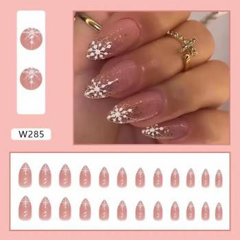 Newest Styles Trending Artificial Fingernails Low Price Wholesale Best Quality 24 PCs Art Nails Press On Nails