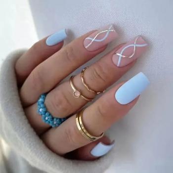 New Product Arriving OEM Ballerina French Press On Nails 24Pcs Artificial Fingernails Art For Women