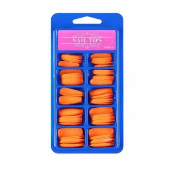 Wholesale Custom Logo Long Coffin Ballerina Nails Tips Press On Nails Private Label 100pcs/Box Full Cover Acrylic Nail