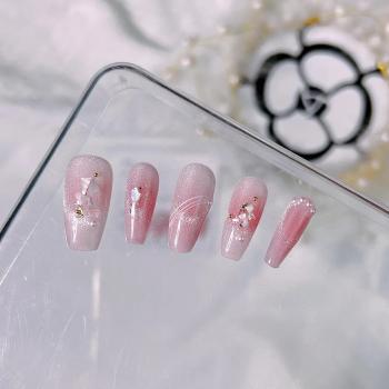 High Quality Handmade Press On Nails 16 Styles Customization Luxury Manicure Press On Nails 2024