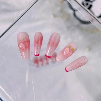 High Quality Handmade Press On Nails 16 Styles Customization Luxury Manicure Press On Nails 2024