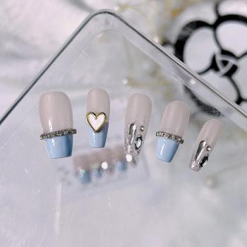 High Quality Handmade Press On Nails 16 Styles Customization Luxury Manicure Press On Nails 2024