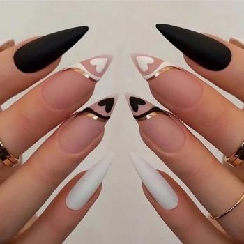 New Product Luxury Designed Reusable Printed False Nails Short Custom Acrylic Press On Nails Artificial Nails For Woman