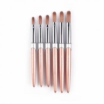 2024 Wholesale Price 100% pure Kolinsky Hair Germany metal nail brushes for cleaning