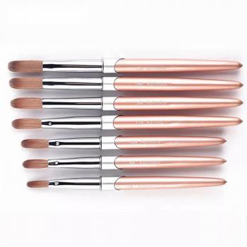 2024 Wholesale Price 100% pure Kolinsky Hair Germany metal nail brushes for cleaning