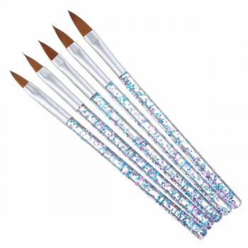 Factory wholesale custom logo high quality cheap nail art brush set private label
