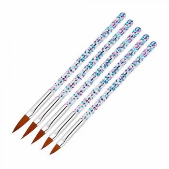 Factory wholesale custom logo high quality cheap nail art brush set private label