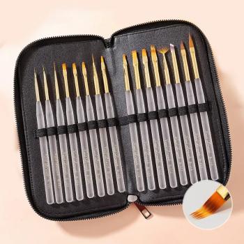 New product factory price mass production nail pull line flat round ombre gel brush nail tool brush