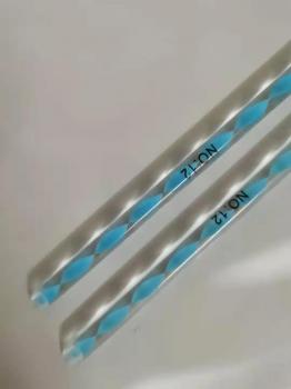 Wholesale Acrylic spiral handle size 12 crystal brush coloring nail art brush wholesale