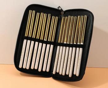 Painting Nail Art Brush Set Pearl White 16pcs Set Uv Gel Set Phototherapy Brush Nail Nail Art Decoration Brush