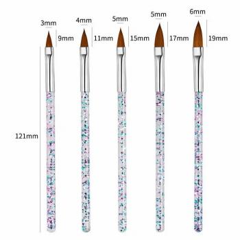 New 28pcs Nail Art Brush Set Color Drawing Line Painting Nail Art Tool Set Nail Brush Set
