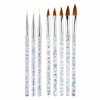 New 28pcs Nail Art Brush Set Color Drawing Line Painting Nail Art Tool Set Nail Brush Set