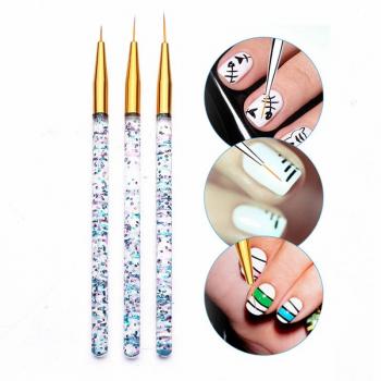 24 36 41 Pcs Nail Art Brushes Set with Double Ended Nail Art Dotting Tools Dust Brush Gel Brushes Nail Liner